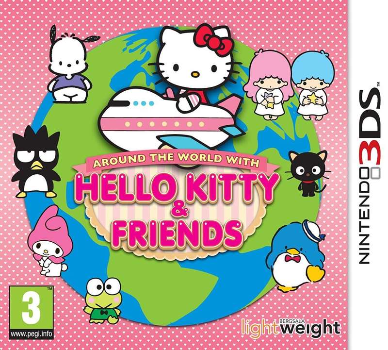 Nintendo 3DS Around The World With Hello Kitty & Friends / Brand New (Sealed)