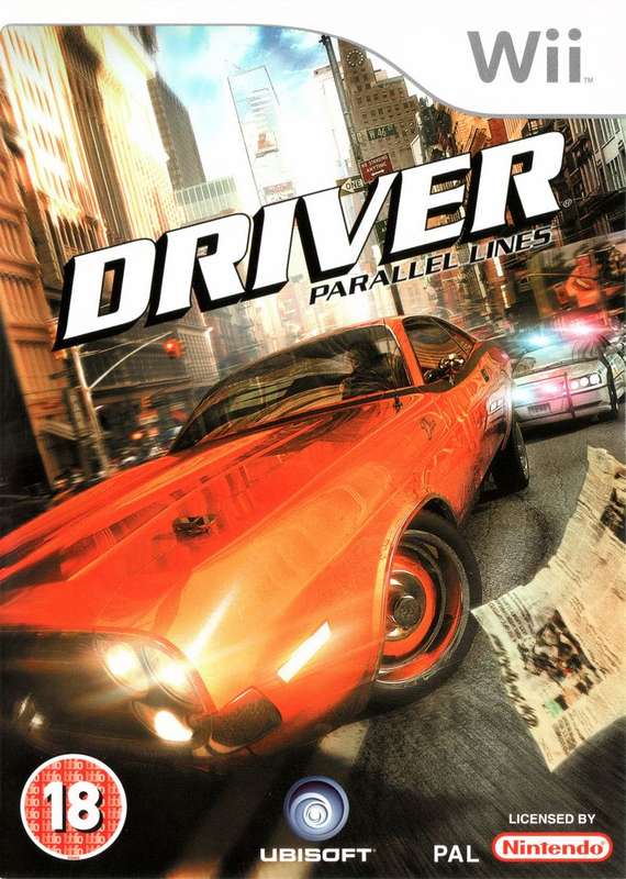 WII DRIVER PARALLEL LINES / BRAND NEW (SEALED)