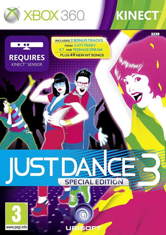 Just Dance 3 : Xbox 360 Kinect Game in good condition  (swadocop)