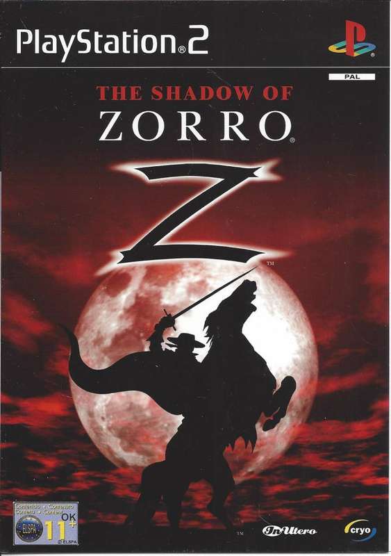 PS2 The Shadow Of Zorro