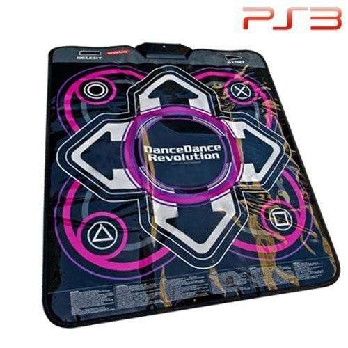 PS3 DANCEDANCEREVOLUTION NEW MOVES GAME WITH DANCE MAT BUNDLE / BID TO WIN