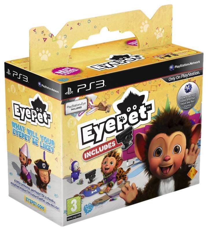 PS3 Eyepet Game With Camera Bundle