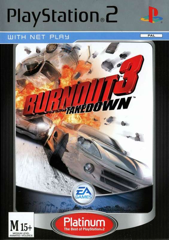 PS2 Burnout 3 Takedown Platinum
