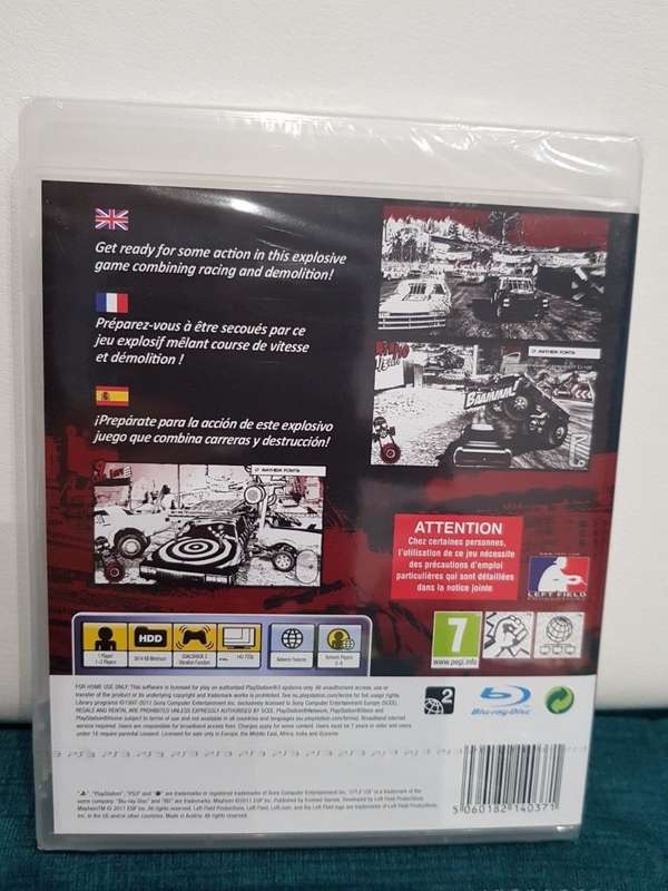 PS3 Mayhem / Brand New (Sealed)