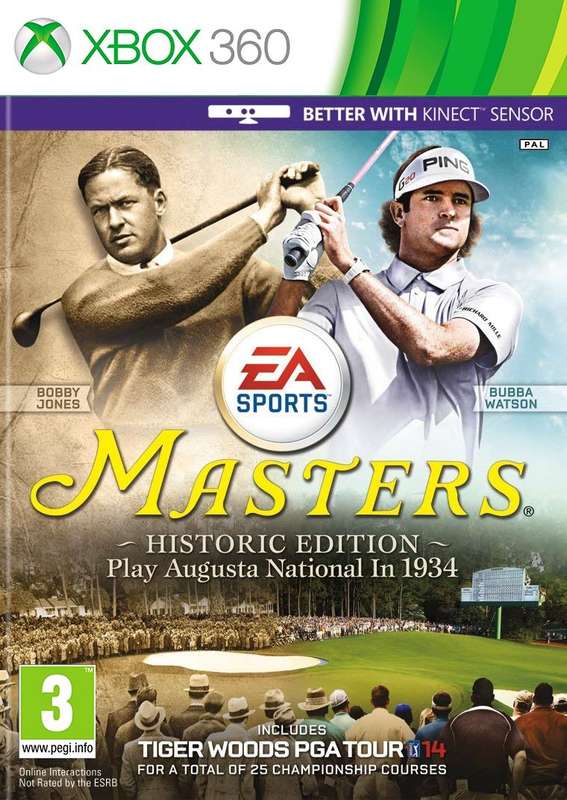 XBOX 360 TIGER WOODS PGA TOUR 14 MASTERS HISTORIC EDITION / ORIGINAL PRODUCT