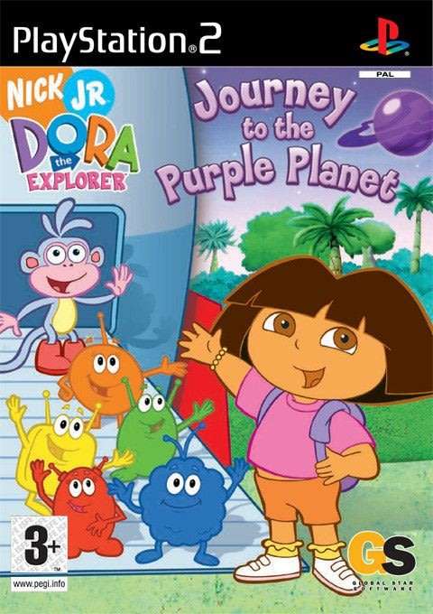 PS2 Dora The Explorer Journey To The Purple Planet