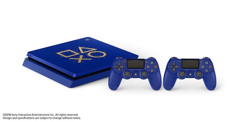 PS4 500GB Days Of Play LE Blue Console With 2 Controllers Bundle / Brand New (Sealed)