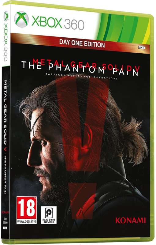 Xbox 360 Metal Gear Solid V The Phantom Pain Day One Edition / Brand New (Sealed)