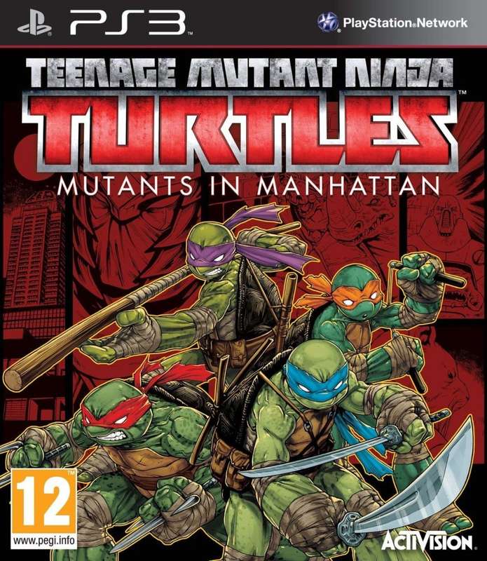 PS3 TEENAGE MUTANT NINJA TURTLES MUTANTS IN MANHATTAN / BRAND NEW (SEALED)