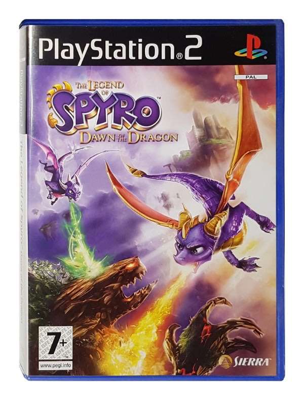 PS2 THE LEGEND OF SPYRO DAWN OF THE DRAGON / AS NEW