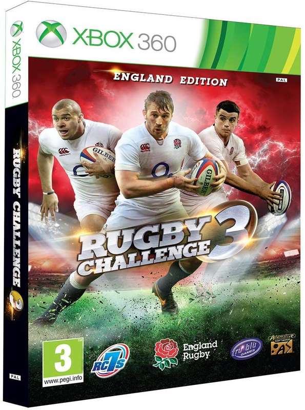 XBOX 360 RUGBY CHALLENGE 3 ENGLAND EDITION / ORIGINAL PRODUCT