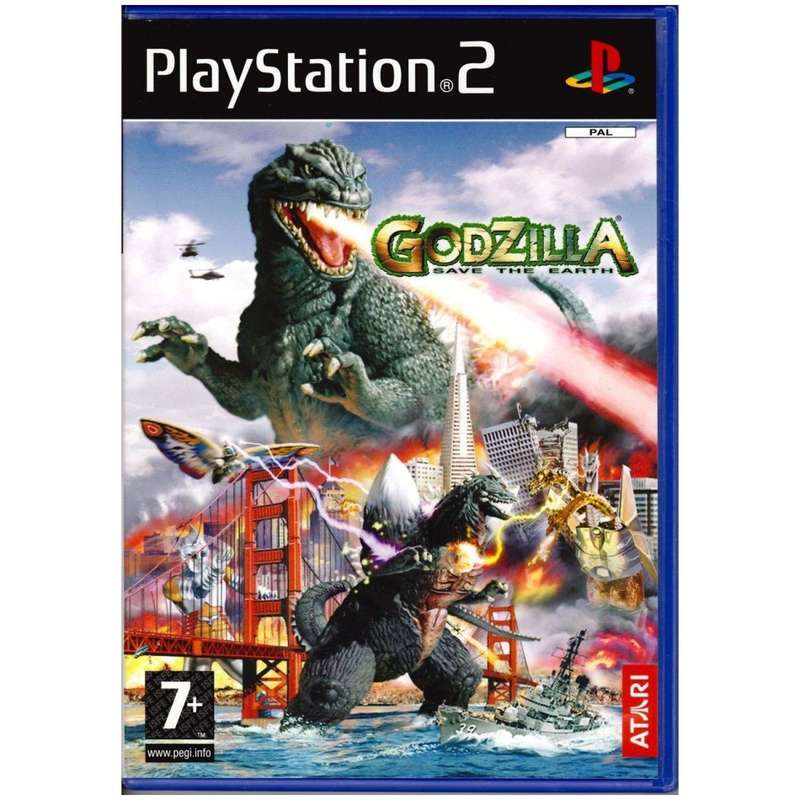PS2 Godzilla Save The Earth