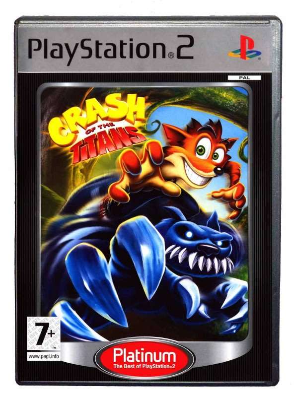 PS2 Crash Of The Titans Platinum / As New