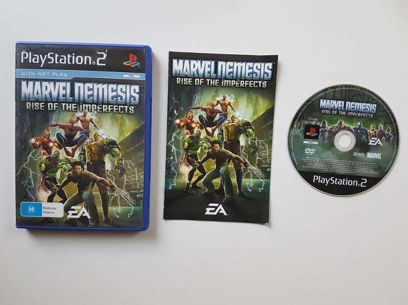 PS2 Marvel Nemesis Rise Of The Imperfects / As New