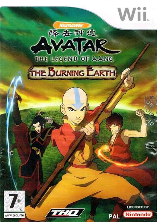 Wii Avatar The Legend Of Aang The Burning Earth