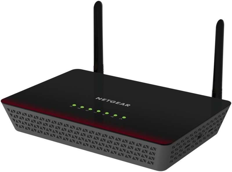 NETGEAR D6000-100PES AC750 ADSL MODEM ROUTER