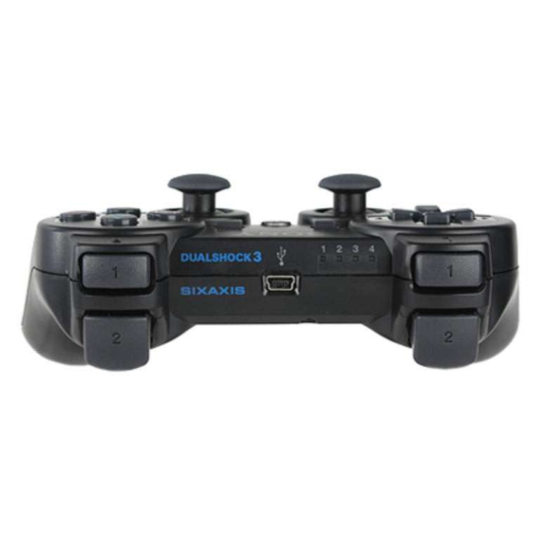 PS3 SONY DUALSHOCK 3 SIXAXIS WIRELESS CONTROLLER CECHZC2U BLACK / AS NEW / BID TO WIN