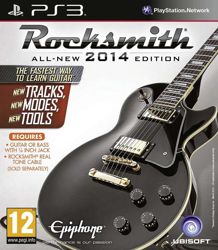 PS3 Rocksmith 2014 Edition / As New / Sag