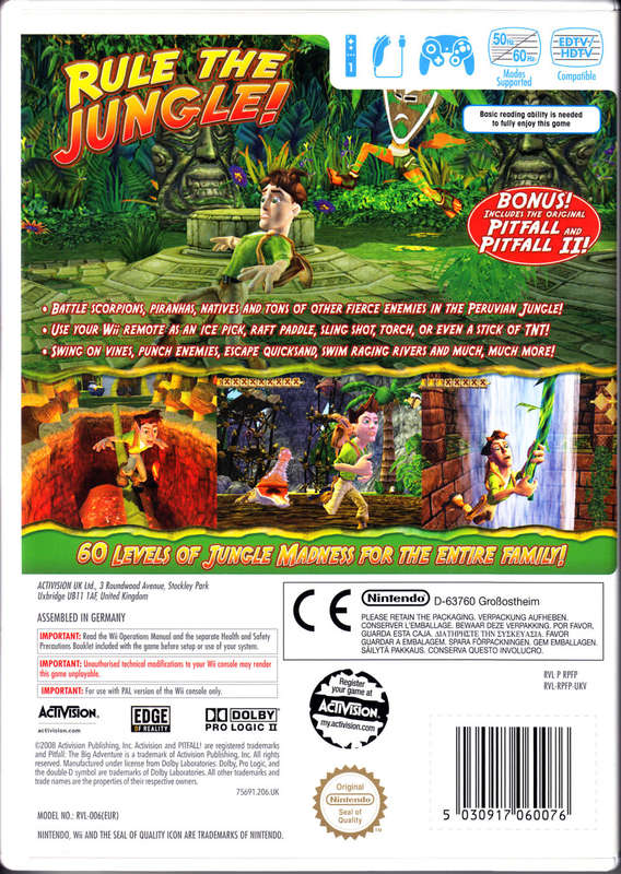 Wii Pitfall The Big Adventure