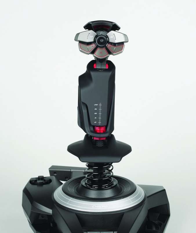 PS3 Cyborg FLY 9 Wireless Flight Stick / As New (Boxed)