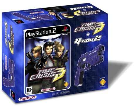 PS2 TIME CRISIS 3 G-CON 2 GUN BUNDLE / BID TO WIN