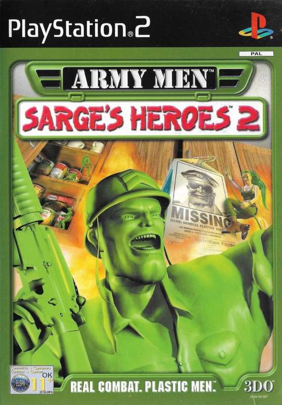 PS2 Army Men Sarges Heroes 2 / As New