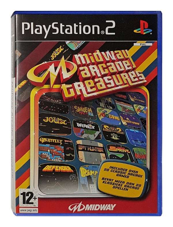 PS2 MIDWAY ARCADE TREASURES COMPILATION / AS NEW / BID TO WIN
