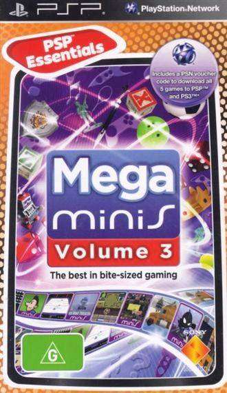 PSP Mega Minis Volume 3 Compilation Essentials / Brand New (Sealed)