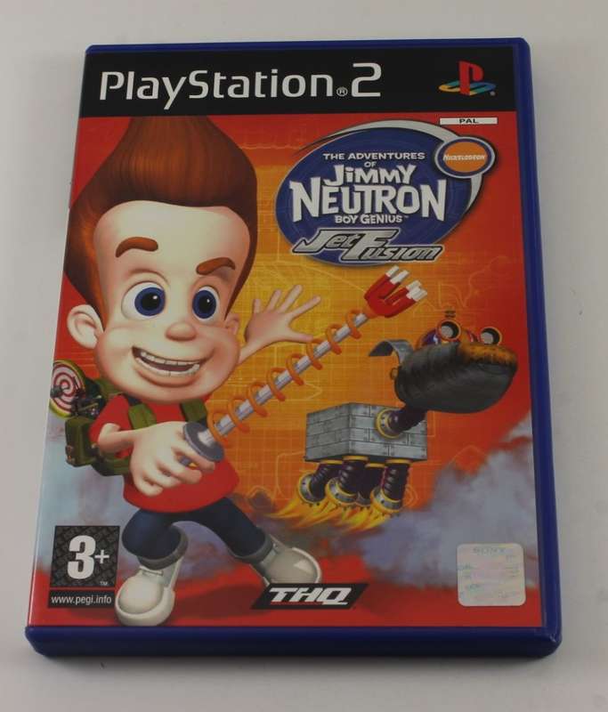 PS2 The Adventures Of Jimmy Neutron Boy Genius Jet Fusion