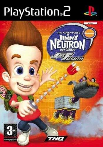 PS2 The Adventures Of Jimmy Neutron Boy Genius Jet Fusion