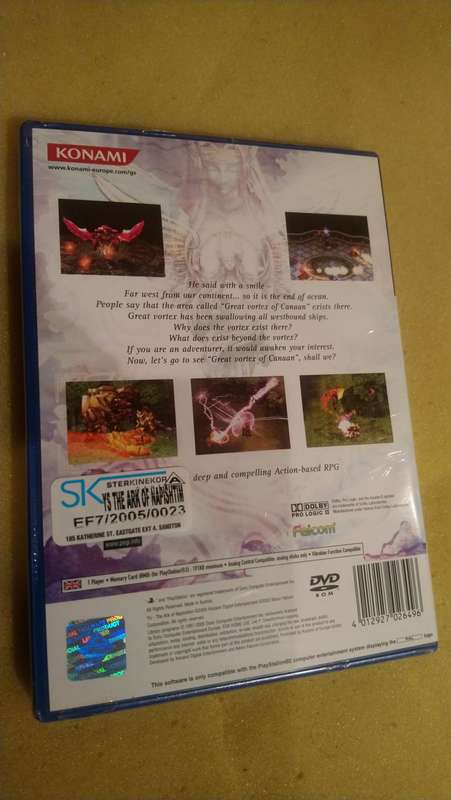 PS2 Ys The Ark Of Napishtim / Brand New (Sealed)