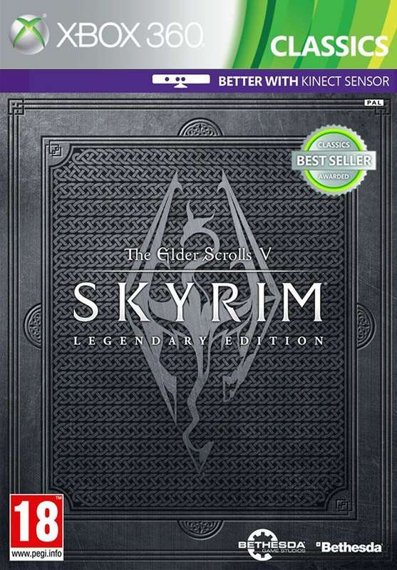 Xbox 360 The Elder Scrolls V Skyrim Legendary Edition Classics / Original Product