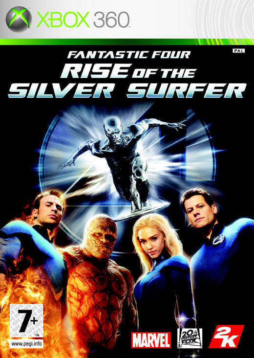 Xbox 360 Fantastic Four Rise Of The Silver Surfer / Original Product
