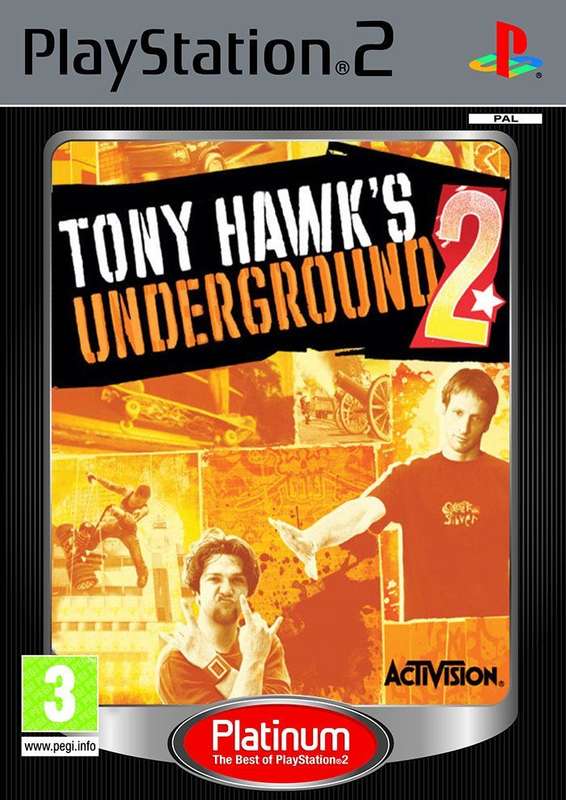 PS2 Tony Hawks Underground 2 Platinum