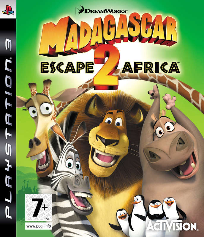 PS3 Dreamworks Madagascar Escape 2 Africa / As New