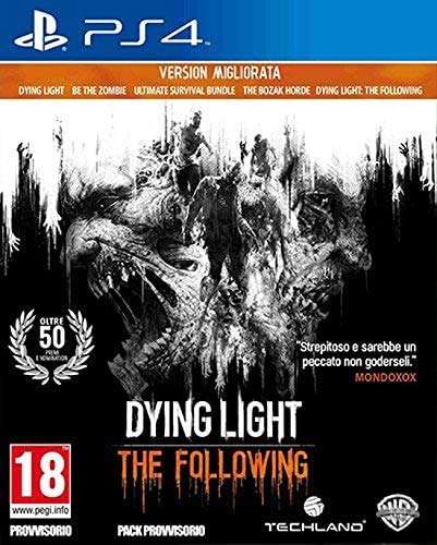 PS4 Dying Light The Following Enhanced Edition Italian Box / Brand New (Sealed)