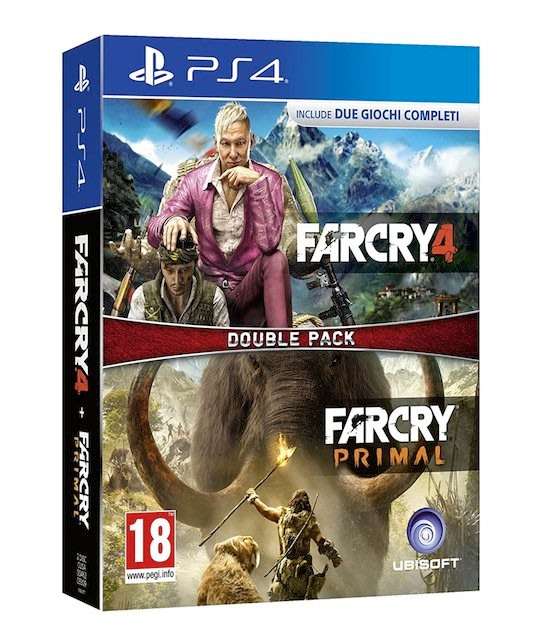 PS4 Far Cry 4 & Far Cry Primal Double Pack / As New