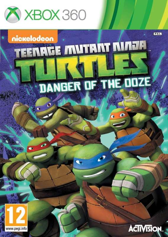 Xbox 360 Nickelodeon Teenage Mutant Ninja Turtles Danger Of The Ooze / Original Product