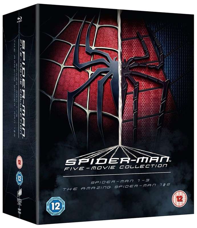 Spider-Man Five-Movie Collection (Blu-Ray) / As New