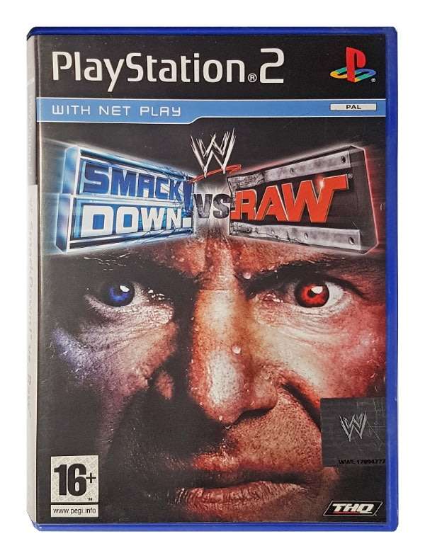 PS2 WWE Smackdown Vs Raw / As New