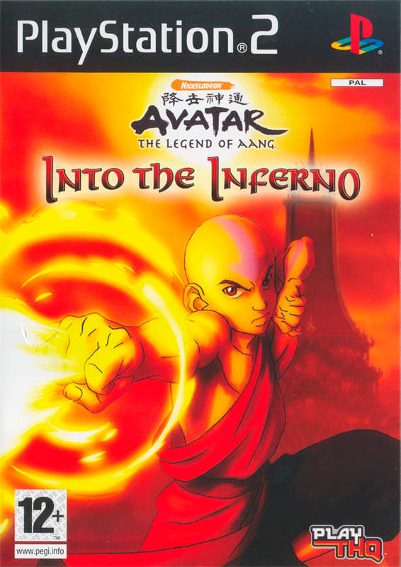 PS2 Avatar The Legend Of Aang Into The Inferno