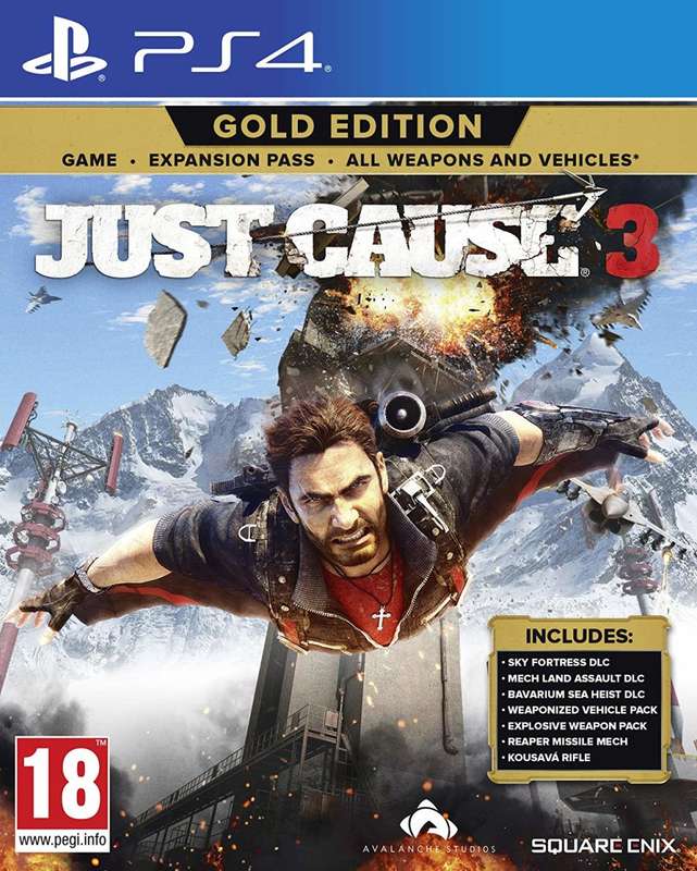 PS4 Just Cause 3 Gold Edition / Brand New (Sealed)