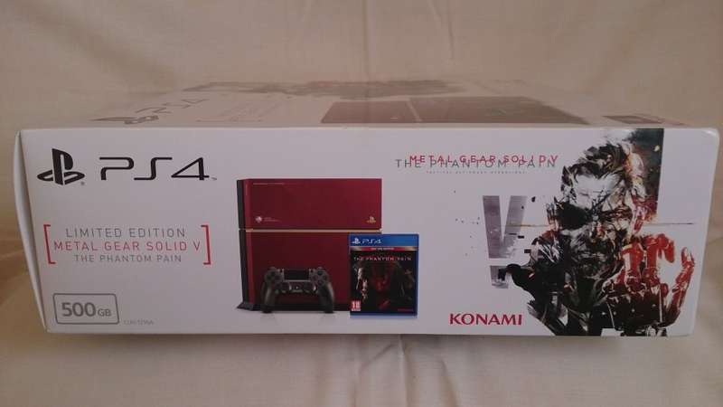 PS4 METAL GEAR SOLID V THE PHANTOM PAIN LE 500GB CONSOLE BUNDLE / BRAND NEW (SEALED) / BID TO WIN