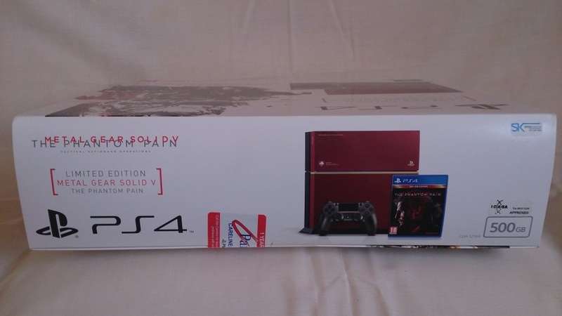 PS4 METAL GEAR SOLID V THE PHANTOM PAIN LE 500GB CONSOLE BUNDLE / BRAND NEW (SEALED) / BID TO WIN
