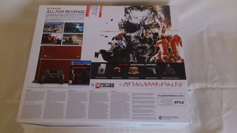 PS4 METAL GEAR SOLID V THE PHANTOM PAIN LE 500GB CONSOLE BUNDLE / BRAND NEW (SEALED) / BID TO WIN