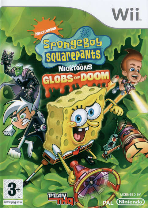 WII SPONGEBOB SQUAREPANTS FEATURING NICKTOONS GLOBS OF DOOM