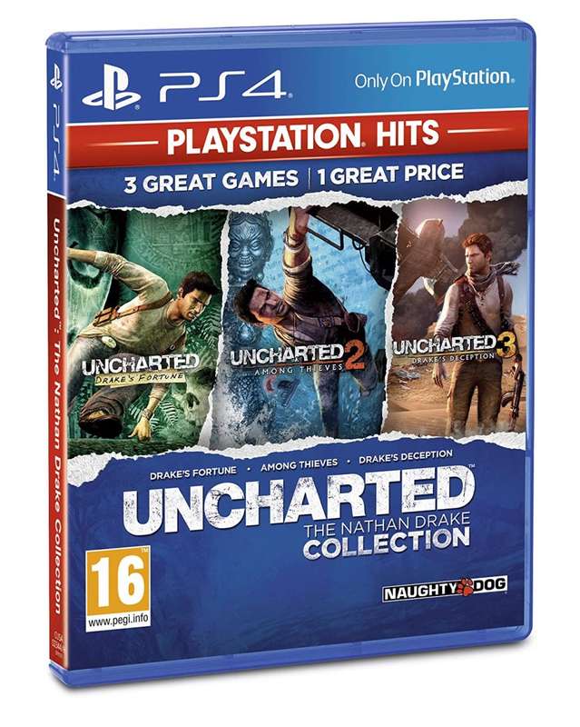 PS4 Uncharted The Nathan Drake Collection Playstation Hits / Brand New (Sealed)