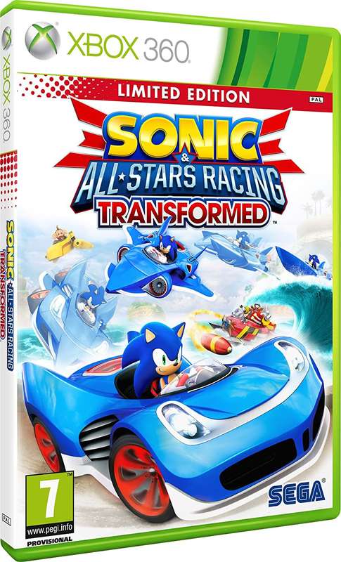 Xbox 360 Sonic & All-Stars Racing Transformed Limited Edition / Original Product