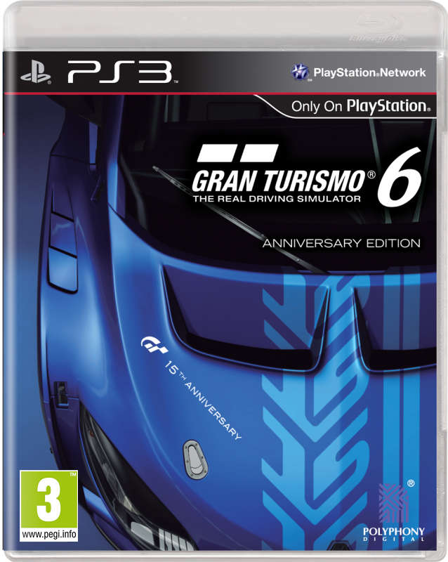 PS3 GT Gran Turismo 6 The Real Driving Simulator Anniversary Edition
