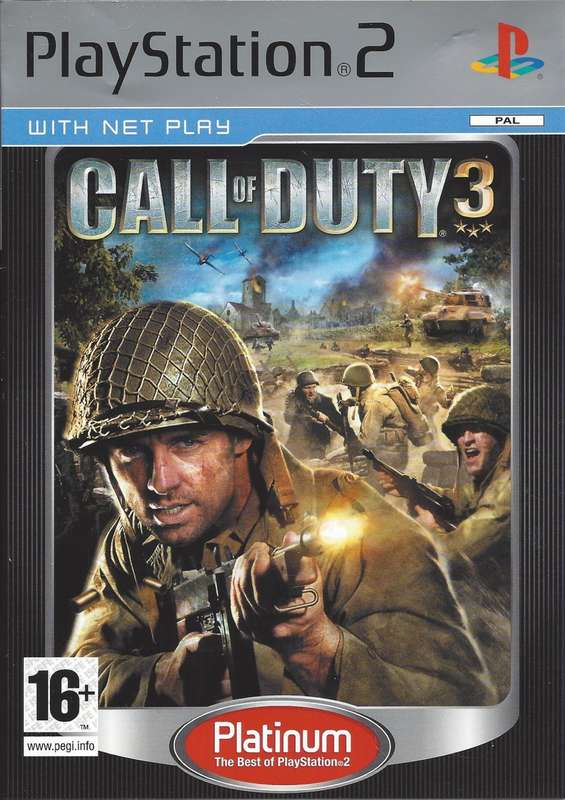 PS2 Call Of Duty 3 Platinum